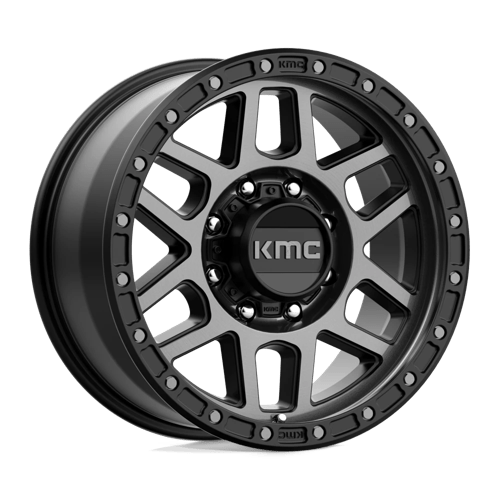 KMC KM544 MESA, 18X9, 8X170, ET18, CB125.1, SATIN BLACK W/ GRAY TINT