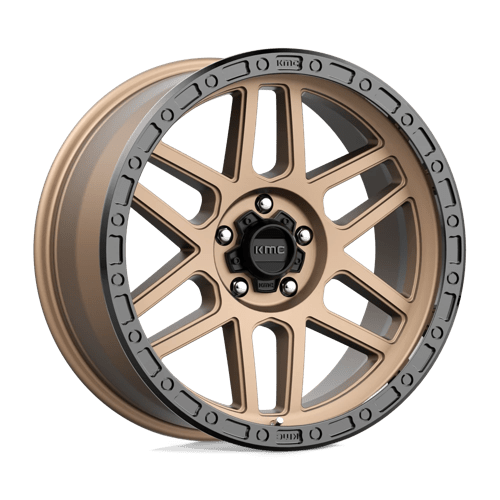 KMC KM544 MESA, 20X9, 5X150, ET25, CB110.1, MATTE BRONZE W/ BLACK LIP