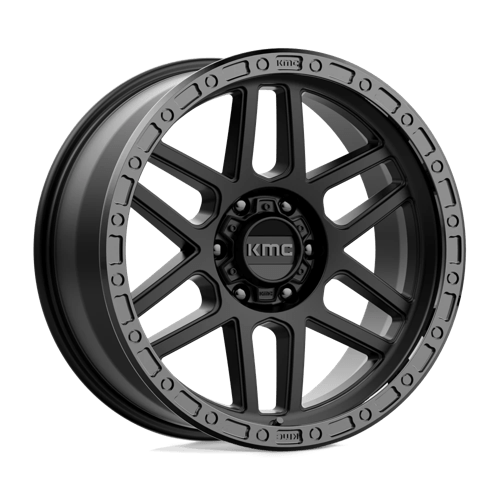 KMC KM544 MESA, 17X8.5, 6X135, ET0, CB87.1, SATIN BLACK W/ GLOSS BLACK LIP