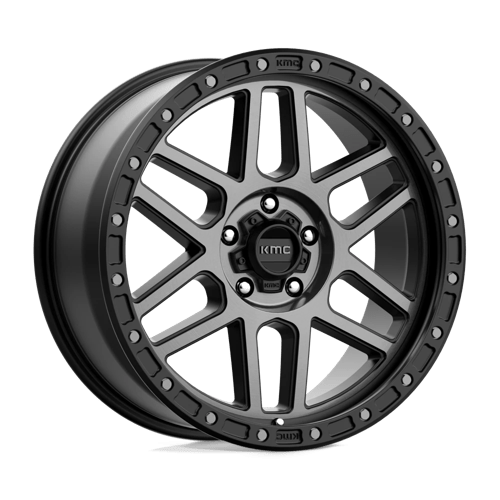 KMC KM544 MESA, 17X9, 5X127, ET18, CB71.5, SATIN BLACK W/ GRAY TINT
