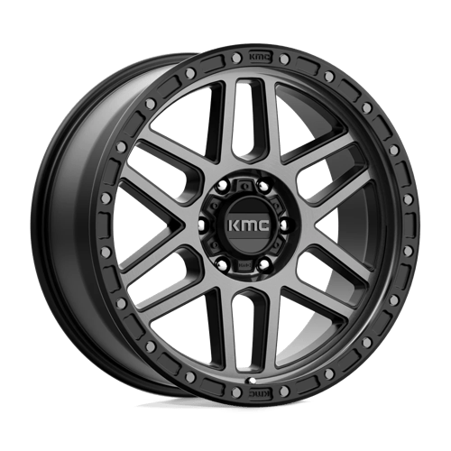 KMC KM544 MESA, 20X9, 6X135, ET18, CB87.1, SATIN BLACK W/ GRAY TINT