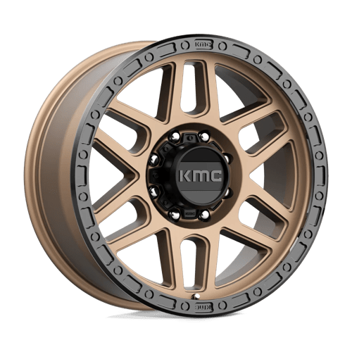 KMC KM544 MESA, 20X9, 8X180, ET18, CB124.2, MATTE BRONZE W/ BLACK LIP