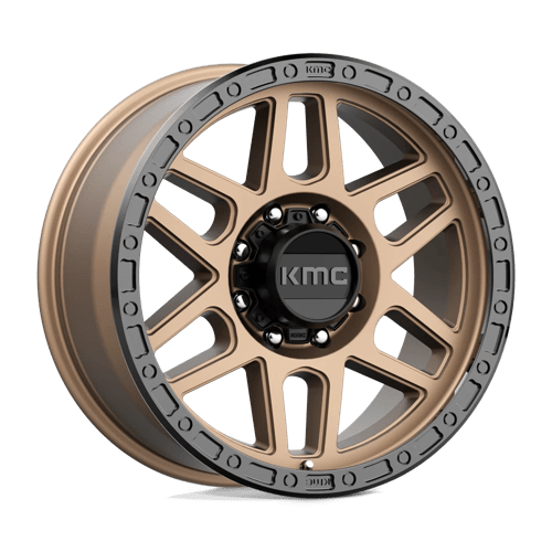 KMC KM544 MESA, 17X9, 8X165.1, ET18, CB125.1, MATTE BRONZE W/ BLACK LIP