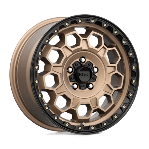 KMC KM545 TREK, 17X8, 5X108, ET38, CB72.56, MATTE BRONZE W/ BLACK LIP