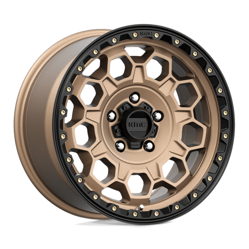 KMC KM545 TREK, 17X9, 5X127, ET18, CB71.5, MATTE BRONZE W/ BLACK LIP