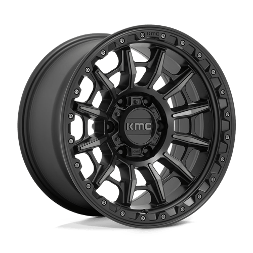 KMC KM547 CARNAGE, 17X9, 5X127, ET0, CB71.5, SATIN BLACK W/ GRAY TINT