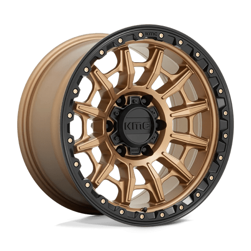 KMC KM547 CARNAGE, 17X9, 6X139.7, ET-12, CB106.1, MATTE BRONZE W/ BLACK LIP