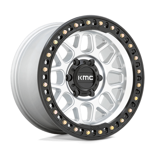 KMC KM549 GRS, 20X9, 8X180, ET18, CB124.2, MACHINED W/ SATIN BLACK LIP