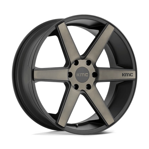 KMC KM704 DISTRICT TRUCK, 20X8.5, 6X135, ET38, CB87.1, MATTE BLACK W/ DARK TINT