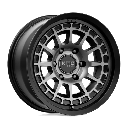 KMC KM719 CANYON, 17X8.5, 6X139.7, ET0, CB106.1, SATIN BLACK W/ GRAY TINT