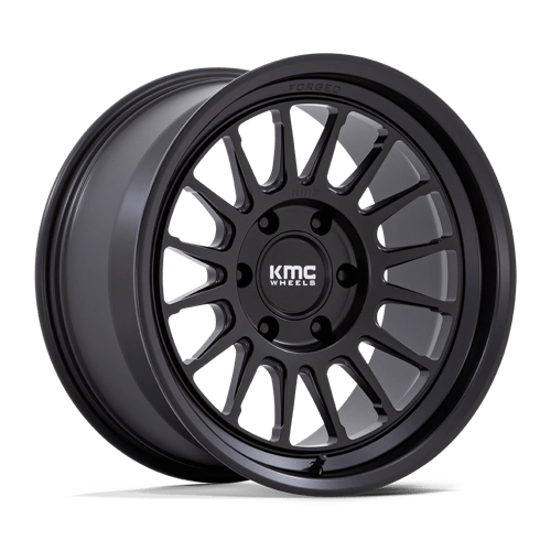 KMC KM447 IMPACT FORGED MONOBLOCK, 18X9, 6X135, ET0, CB87.1, SATIN BLACK
