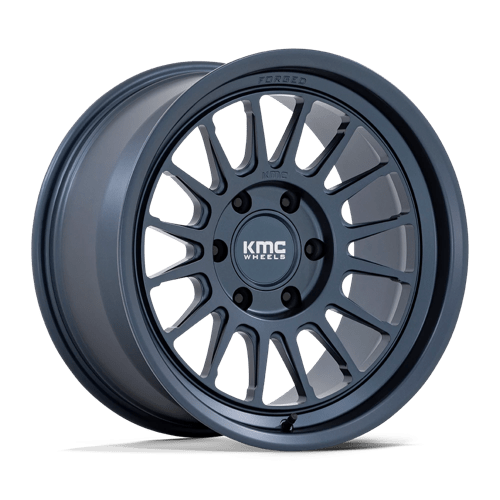 KMC KM447 IMPACT FORGED MONOBLOCK, 18X9, 6X135, ET-12, CB87.1, METALLIC BLUE
