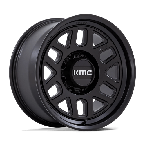 KMC KM451 MESA FORGED MONOBLOCK, 18X9, 8X180, ET-12, CB124.2, SATIN BLACK
