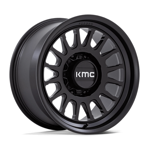 KMC KM452 IMPACT FORGED MONOBLOCK, 18X9, 8X180, ET0, CB124.2, SATIN BLACK