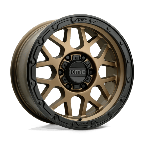 KMC KM535 GRENADE OFF-ROAD, 17X9, 6X135, ET-12, CB87.1, MATTE BRONZE W/ M-BLACK LIP
