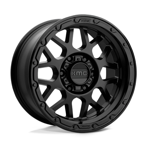 KMC KM535 GRENADE OFF-ROAD, 17X8.5, 8X165.1, ET0, CB125.1, MATTE BLACK
