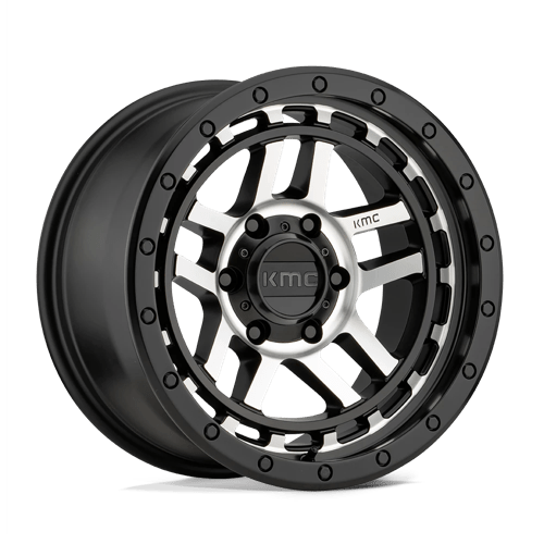 KMC KM540 RECON, 17X8.5, 6X139.7, ET18, CB106.1, SATIN BLACK MACHINED