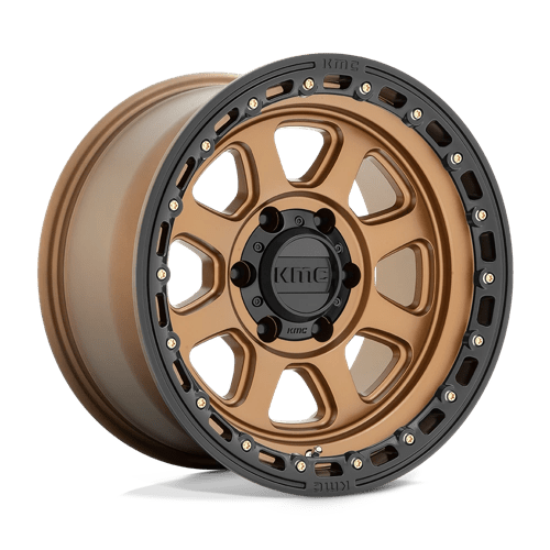 KMC KM548 CHASE, 17X9, 6X139.7, ET0, CB106.1, MATTE BRONZE W/ BLACK LIP