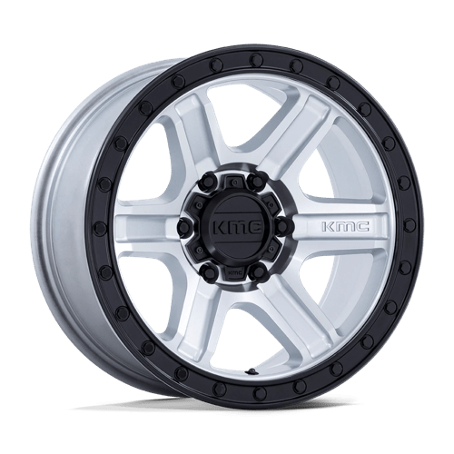 KMC KM551 OUTRUN, 18X9, 5X127, ET18, CB71.5, MACHINED W/ GLOSS BLACK LIP