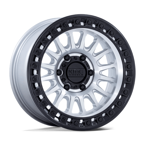 KMC KM552 IMS, 18X9, 6X4.5, ET18, CB66.06, MACHINED W/ MATTE BLACK LIP