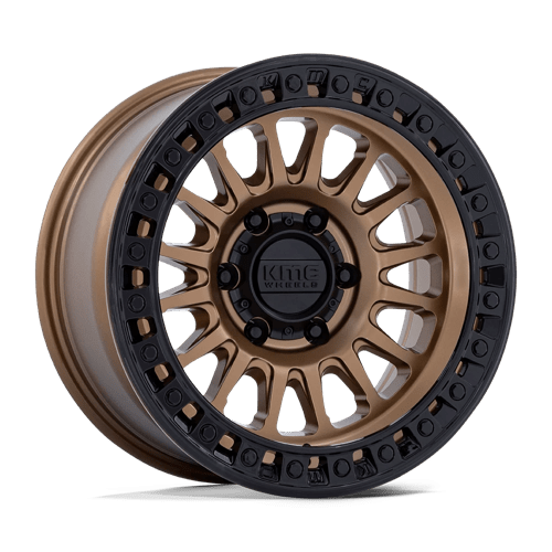 KMC KM552 IMS, 18X9, 6X4.5, ET18, CB66.06, MATTE BRONZE W GLOSS BLACK LIP