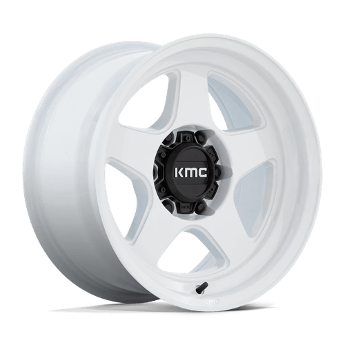 KMC KM728 LOBO, 17X8.5, 6X139.7, ET-10, CB106.1, GLOSS WHITE