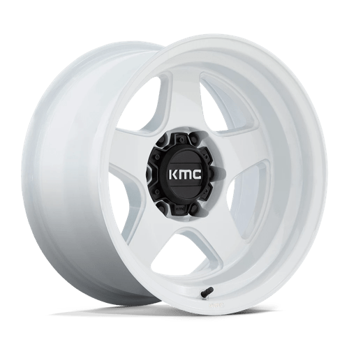 KMC KM728 LOBO, 17X8.5, 6X139.7, ET18, CB106.1, GLOSS WHITE