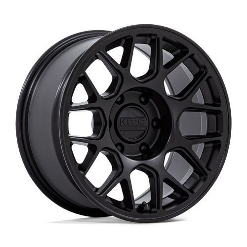 KMC KM730 HATCHET, 17X8.5, 6X4.5, ET-10, CB66.06, MATTE BLACK