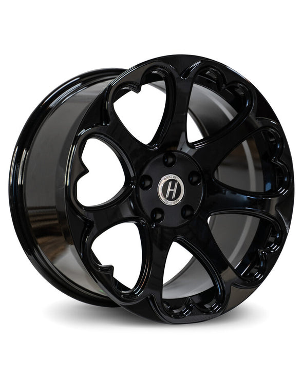 Heritage Wheel Kokoro, 17x8, 4x100, ET25, CB73.1, Black