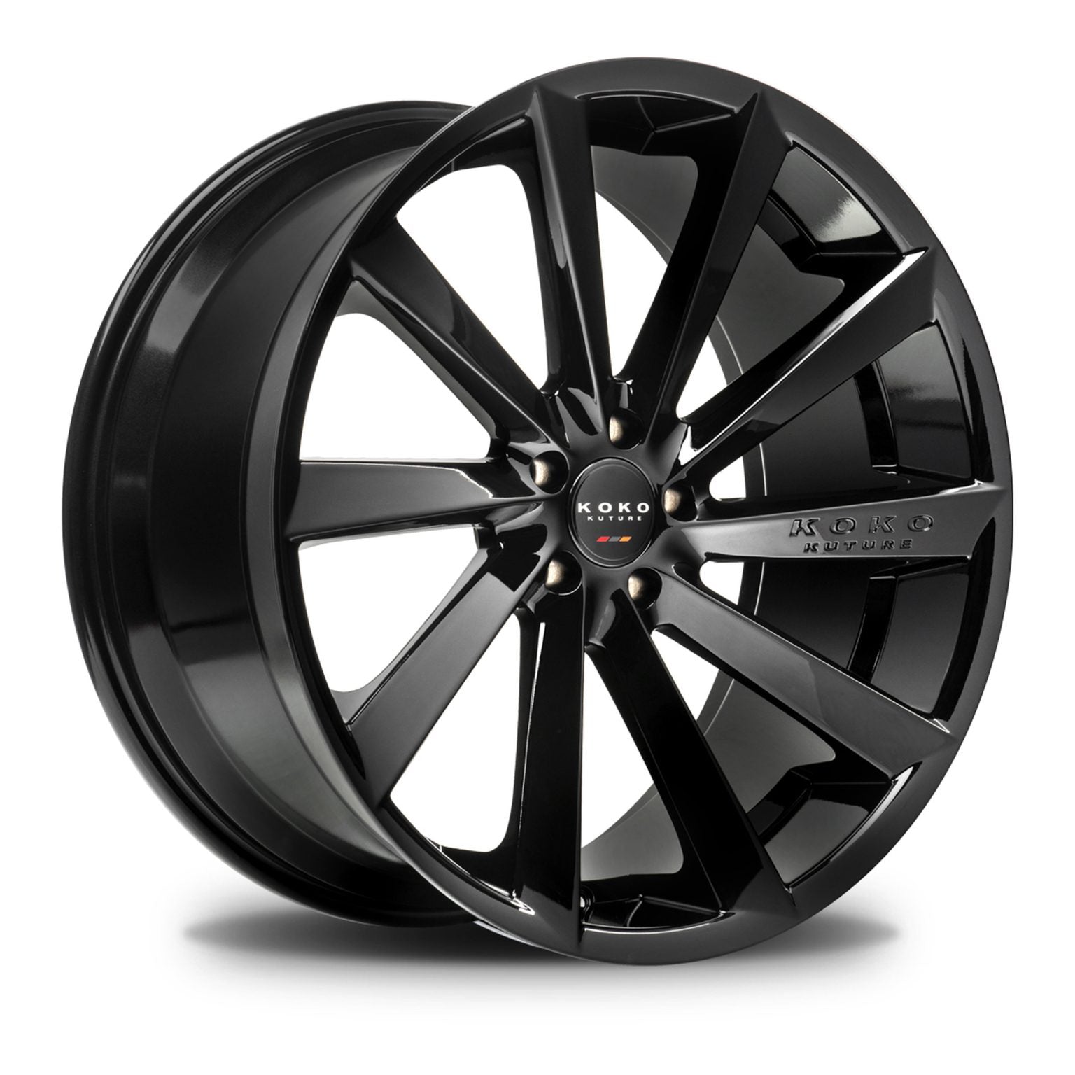 Koko Kuture Kapan, Deep Profile, 24x10, 5x130, ET10, CB84.1, Gloss Black