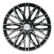 Koko Kuture Como 12, Deep Profile, 22x9.5, 6x135, ET30, CB86.9, Machined Black