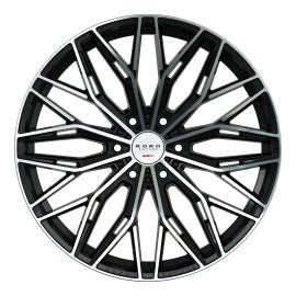 Koko Kuture Como 12, Deep Profile, 22x9.5, 6x135, ET30, CB86.9, Machined Black