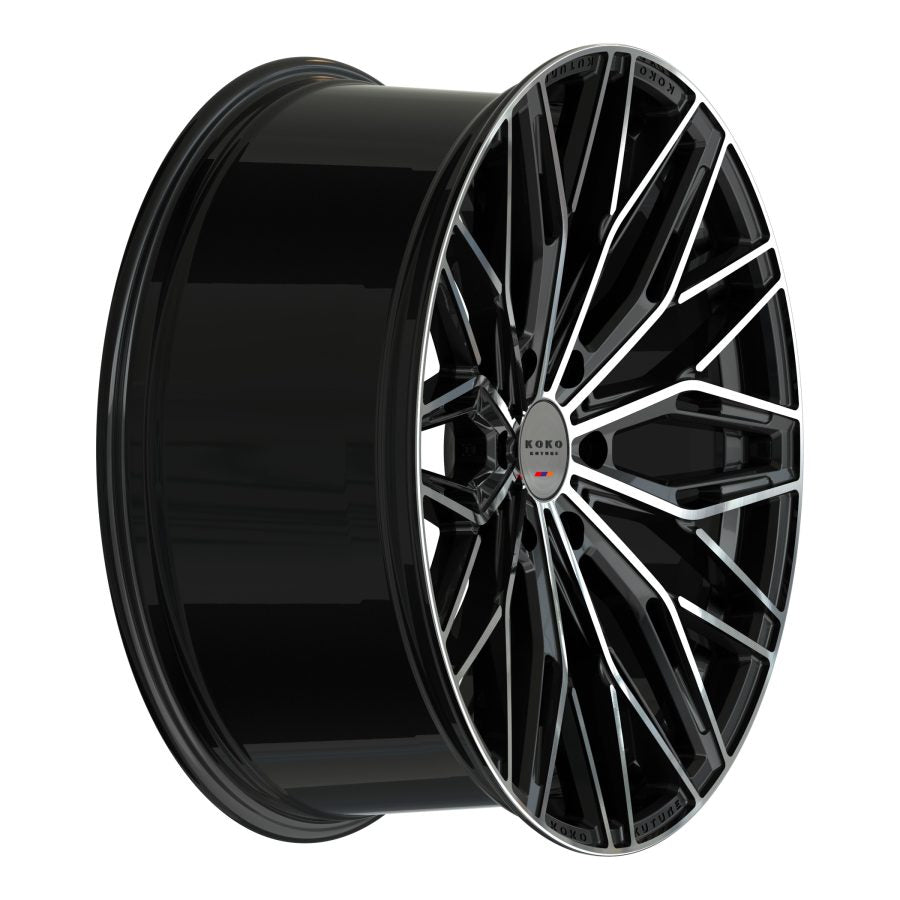 Koko Kuture  Como 12, 22x9.5, 6x135, ET30, CB86.9, Machined Black - 2295L30KOCOM12MB