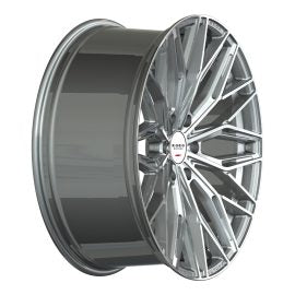 Koko Kuture Como 12, Deep Profile, 22x9.5, 6x139.7, ET30, CB95.1, Machined Silver