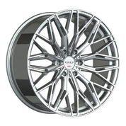 Koko Kuture Como 12, Deep Profile, 22x9.5, 6x139.7, ET30, CB95.1, Machined Silver