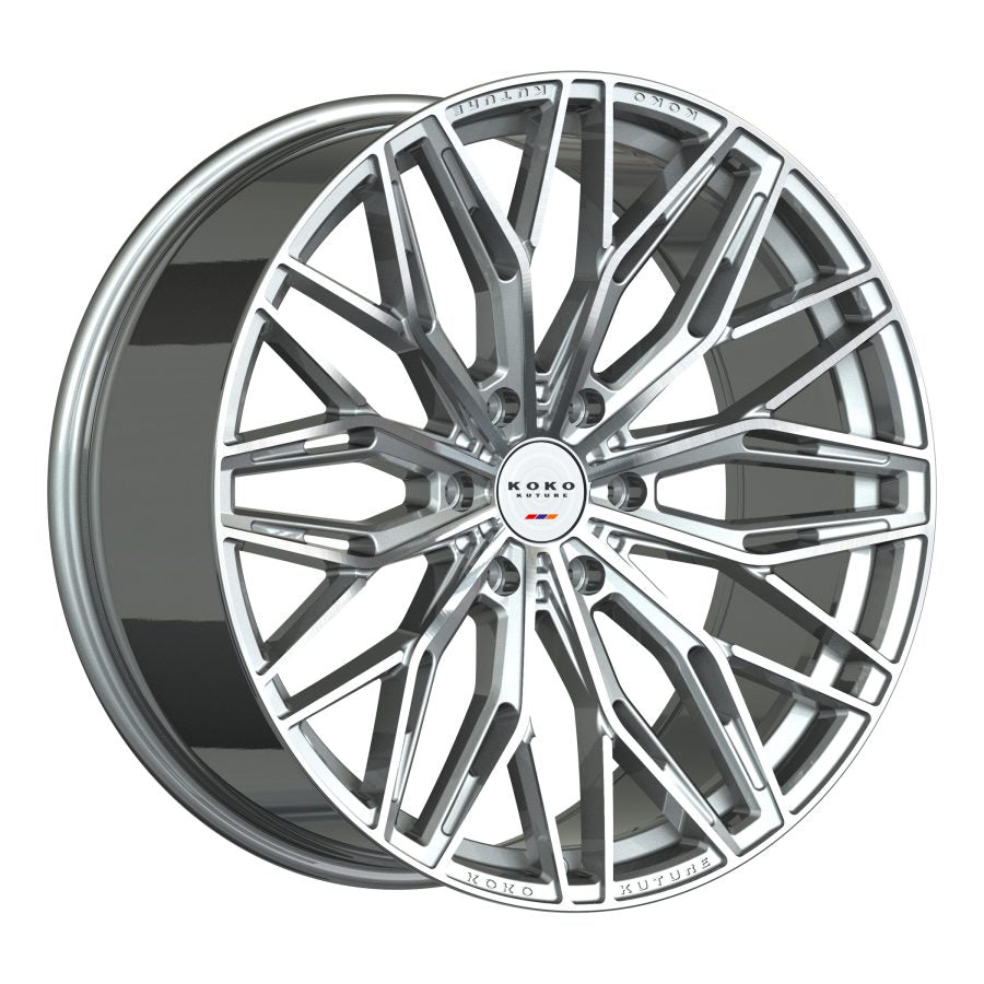 Koko Kuture Como 12, 22x9.5, 6x139.7, ET15, CB106.1, Machined Silver - 2295S15KOCOM12MS