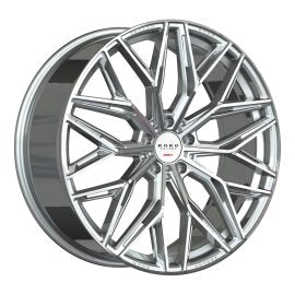 Koko Kuture Como, 20x9.0, 5x112, ET25, CB66.56, Machined Silver - 2090M25KOCOMMS