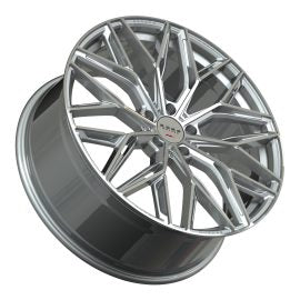 Koko Kuture Como, Regular Profile, 20x8.5, 5x112, ET40, CB66.56, Machined Silver