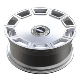 GFG Sicily-Forged, Deep Profile, 24X10, 5x120, ET25, CB72.56, Brushed With Clear Coat