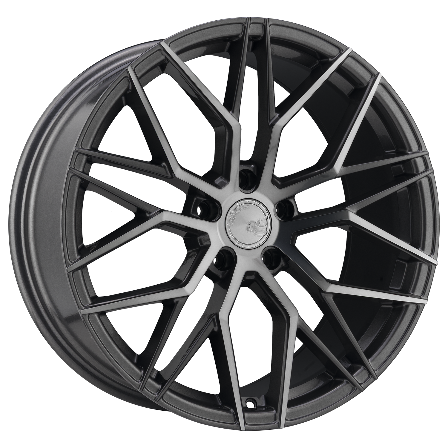 Avant Garde M520-R, Deep Concave Profile, 19x11, 5x100 to 5x132, ET28 to 51, CB54.1 to 84.1, Dark Graphite Metallic