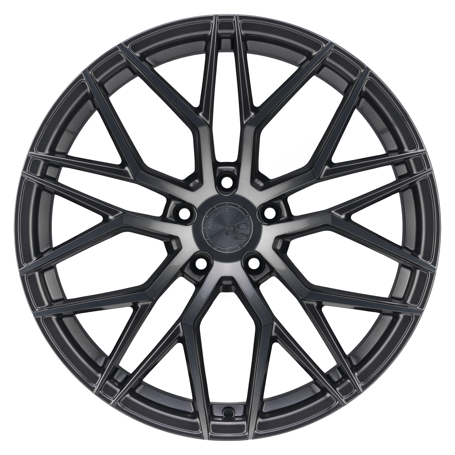 Avant Garde M520-R, Deep Concave Profile, 19x11, 5x100 to 5x132, ET28 to 51, CB54.1 to 84.1, Dark Graphite Metallic