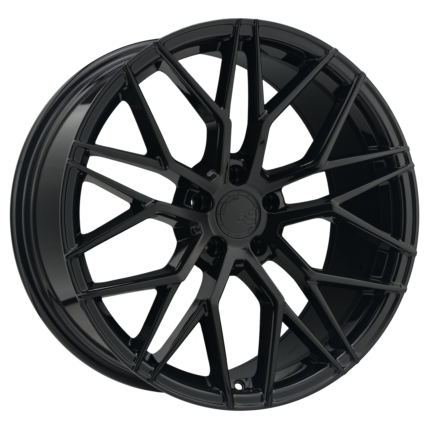 Avant Garde M520-R, Flat Concave Profile, 20x9, 5x112, ET32, CB66.56, Gloss Black