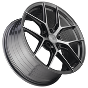 Avant Garde M580-R, Flat Concave Profile, 20x9, 5x120, ET38, CB66.9, Dark Graphite Metallic