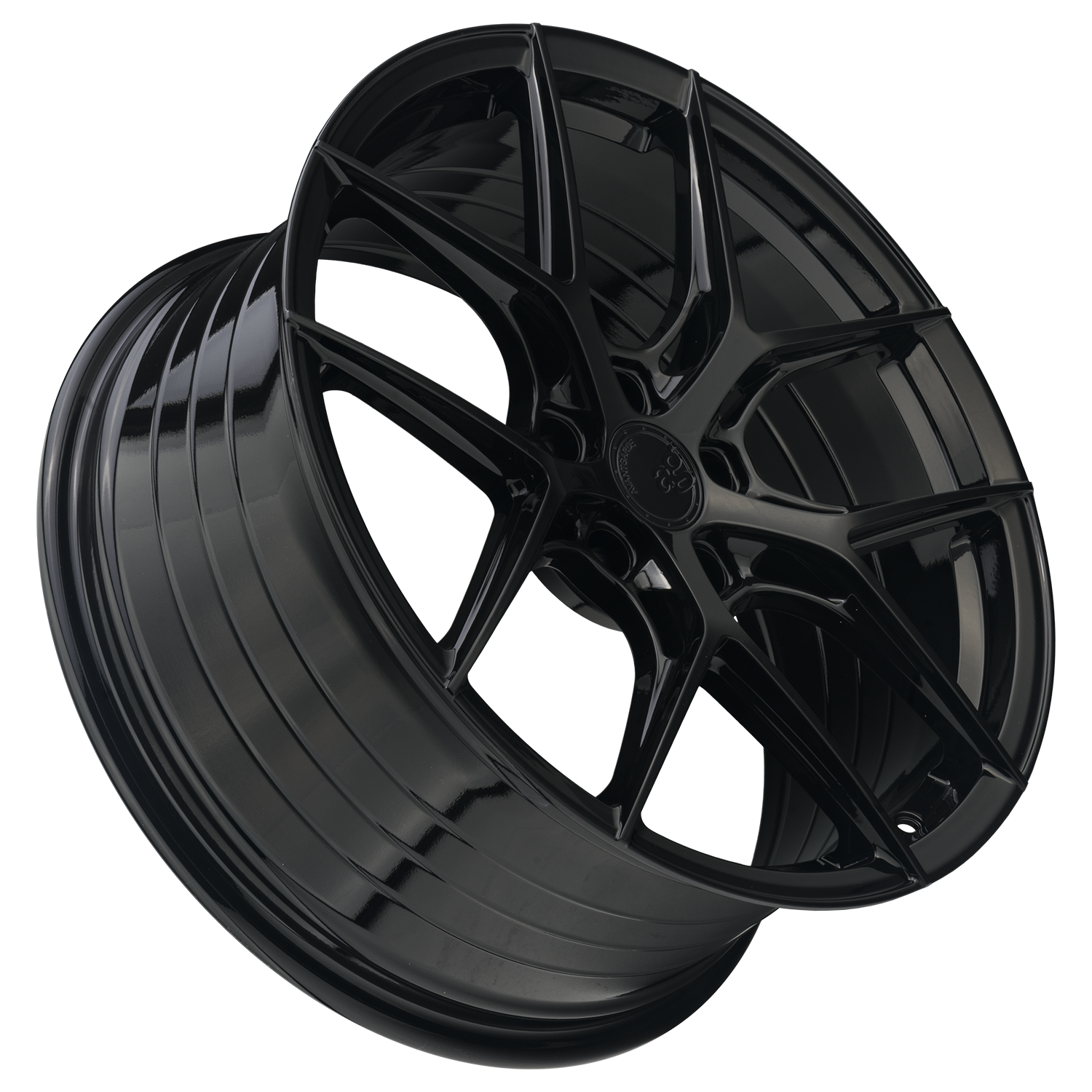 Avant Garde M580-R, Deep Concave Profile, 20x11, 5x120, ET45, CB66.9, Gloss Black