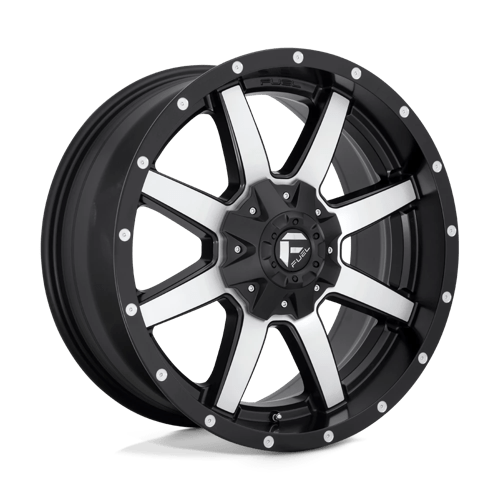Fuel 1PC D537 MAVERICK, 20X10, 8X165.1, ET-18, CB125.1, MATTE BLACK MACHINED