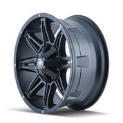 Mayhem Rampage 8090, 20X10, 8X165.1, ET-25, CB130.8, Matte Black - 8090-2181MB