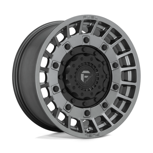 Fuel 1PC D726 MILITIA, 20X9, 6X135/6X139.7, ET1, CB106.1, MATTE ANTHRACITE & BLACK