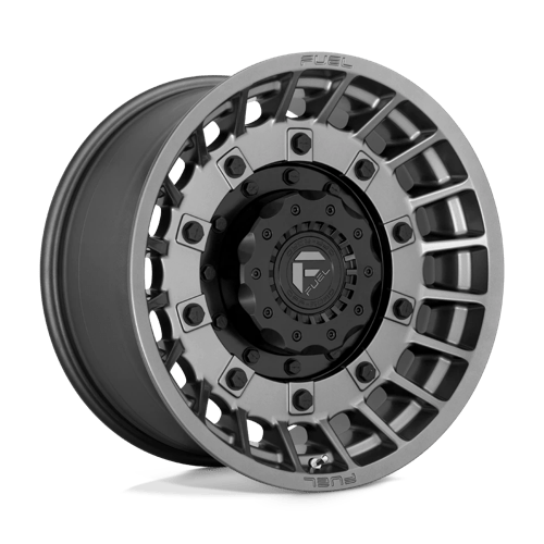 Fuel 1PC D726 MILITIA, 20X10, 8X180, ET-18, CB124.2, MATTE ANTHRACITE & BLACK