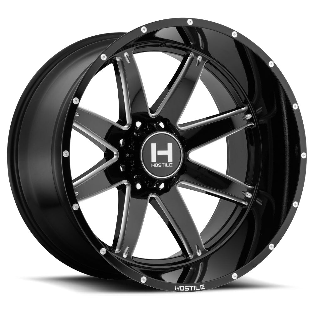 Hostile Alpha (Truck Series) 22x10, 8x180, ET-25, CB125.2, Blade Cut - H109-2210818045B
