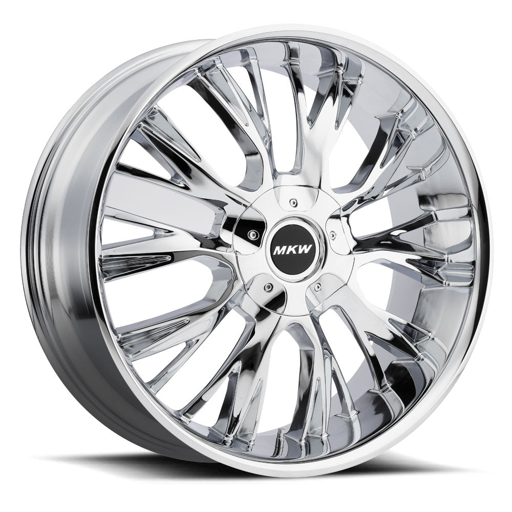 MKW M122 22x9, 5x115/5x120, ET18, CB74.1, Chrome - M122-2290003218C